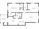 Floor plan showing two bedrooms, two bathrooms, living room, kitchen and dining areas at 1330 Snell Isle Ne Blvd # 4, St Petersburg, FL 33704