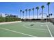 Community basketball court with palm trees in the background at 1520 Gulf Blvd # 1602, Clearwater Beach, FL 33767