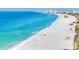 Beautiful shot of the white sand beach and ocean at 1520 Gulf Blvd # 1602, Clearwater Beach, FL 33767