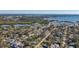 Aerial view of waterfront neighborhood with lush greenery at 2606 46Th S St, Gulfport, FL 33711