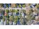 Aerial view showcasing the home's neighborhood and surrounding area at 2606 46Th S St, Gulfport, FL 33711