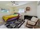 Bright bedroom with a comfy bed, and plenty of natural light at 2606 46Th S St, Gulfport, FL 33711