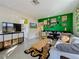 Bright and cheery living room with gallery wall and comfy seating at 2606 46Th S St, Gulfport, FL 33711