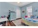 Charming bedroom with a comfortable bed and plenty of storage at 27544 Kirkwood Cir, Wesley Chapel, FL 33544