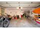 Spacious garage with room for bikes, kayaks, and other items at 443 Pinellas Bayway S # 105, Tierra Verde, FL 33715
