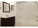 Bathroom with tub, vanity, and mirror at 5511 Legacy Crescent Pl # 204, Riverview, FL 33578