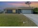 Nice curb appeal, single story home with a 1 car garage at 7061 Denmark St, Englewood, FL 34224