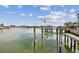 Spacious waterfront deck with access to the water, perfect for enjoying the view at 8114 Causeway S Blvd, St Petersburg, FL 33707