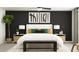 Main bedroom with a comfy bed and stylish nightstands at 9404 Runaway Breeze Dr, Land O Lakes, FL 34637