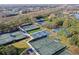 Community tennis and pickleball courts for recreation at 113 Woodlake Wynde # 19, Oldsmar, FL 34677