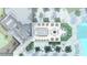 Community clubhouse with a large outdoor seating area and bar at 11482 Boundless Ter, Venice, FL 34293