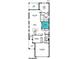 One-story home floor plan with 2 bedrooms, 2 baths, and a 2-car garage at 11482 Boundless Ter, Venice, FL 34293