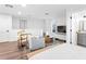 Well lit bedroom with a kitchenette, seating area and ensuite bathroom at 120 25Th N Ave, St Petersburg, FL 33704