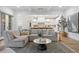 Bright living room featuring a view into the kitchen, creating a seamless flow at 120 25Th N Ave, St Petersburg, FL 33704