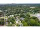 Aerial view of the house and surrounding area, highlighting its location in a residential neighborhood at 1214 E Curtis St, Tampa, FL 33603