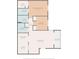 Two-bedroom condo floor plan with dimensions included at 12218 Fox Chase Dr # G2, Hudson, FL 34669