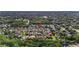 Aerial view showcasing home's location in a residential neighborhood at 12833 Darby Ridge Dr, Tampa, FL 33624