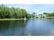 Serene lake with fountain and lush greenery at 1398 Shady Pine Way # E3, Tarpon Springs, FL 34688