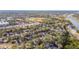 Aerial view of residential neighborhood at 1455 Briarwood Ct, Safety Harbor, FL 34695