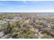 Aerial view showcasing the home's location near water at 1455 Briarwood Ct, Safety Harbor, FL 34695