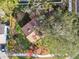 Aerial view showing house and surrounding neighborhood at 1455 Briarwood Ct, Safety Harbor, FL 34695