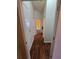 Long hallway with wood-look floors and doors to other rooms at 30119 Wellesley Way, Wesley Chapel, FL 33543