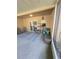 Covered patio great for relaxing and storage at 30119 Wellesley Way, Wesley Chapel, FL 33543