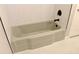 Bathroom with subway tile and modern bathtub at 36847 Jefferson Ave, Dade City, FL 33523