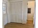 White closet with louvered doors and extra storage at 36847 Jefferson Ave, Dade City, FL 33523