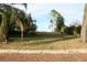 Vacant lot with grass, trees, and brick street at 36847 Jefferson Ave, Dade City, FL 33523