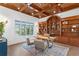 Sophisticated office featuring custom built-ins, hardwood floors and recessed lighting at 4407 W Dale Ave, Tampa, FL 33609