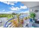 Peaceful balcony overlooking the marina and waterway at 4823 Ebbtide Ln # 403, Port Richey, FL 34668