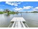 Tranquil waterfront dock providing easy access to the water at 4823 Ebbtide Ln # 403, Port Richey, FL 34668