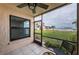 Screened patio with view of the community and water at 6145 Sun Blvd # 103, St Petersburg, FL 33715