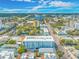 Stunning aerial view of the city, showcasing its vibrant urban landscape and modern architecture against a bright blue sky at 644 3Rd S Ave # 305, St Petersburg, FL 33701