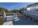 Private boat dock with lift and waterfront access at 743 Chesapeake Dr, Tarpon Springs, FL 34689