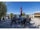 Outdoor patio furniture with water view at 743 Chesapeake Dr, Tarpon Springs, FL 34689