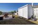 White storage shed with ample space at 743 Chesapeake Dr, Tarpon Springs, FL 34689