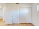 Large bedroom closet with double doors at 7499 7Th N St, St Petersburg, FL 33702