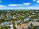 Aerial view of residential neighborhood near the ocean at 8310 Marina Dr, Holmes Beach, FL 34217