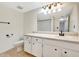 Clean bathroom with white vanity and updated fixtures at 12189 Armenia Gables Cir # 12189, Tampa, FL 33612