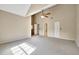 Spacious bedroom with ceiling fan and plush carpeting at 12189 Armenia Gables Cir # 12189, Tampa, FL 33612