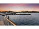 Community dock with boats parked and beautiful waterfront view at 1902 4Th E St, Palmetto, FL 34221