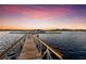 Scenic view from the community dock with a beautiful sunset sky at 1902 4Th E St, Palmetto, FL 34221