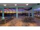 Stunning outdoor living area with pool, spa, waterfront view and dining area at 1902 4Th E St, Palmetto, FL 34221