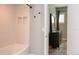 Updated bathroom with a bathtub and stylish tile at 200 4Th S Ave # 139, St Petersburg, FL 33701