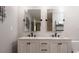 Modern bathroom with double vanity and marble countertops at 200 4Th S Ave # 139, St Petersburg, FL 33701