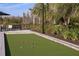 Enjoy a game of bocce ball on this well-maintained court at 29555 Zupetta Ln, Wesley Chapel, FL 33545