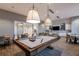 Recreation room featuring a pool table and lounge area at 29555 Zupetta Ln, Wesley Chapel, FL 33545