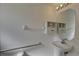 Bathroom with pedestal sink and a mirrored medicine cabinet at 3145 Meta Ct, Largo, FL 33771